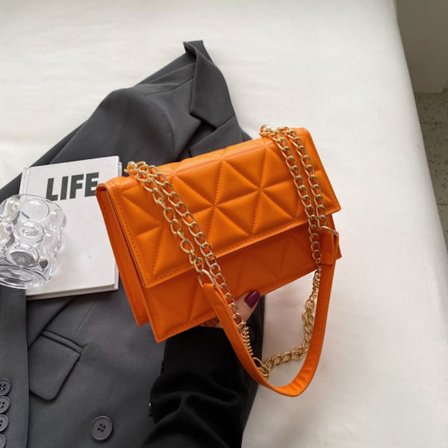Chain Crossbody Bag Axelväska ORANGE