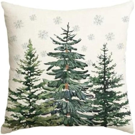 Mjuk Fuskpälspläd 18x18 Vinter Soffdekoration[CO]