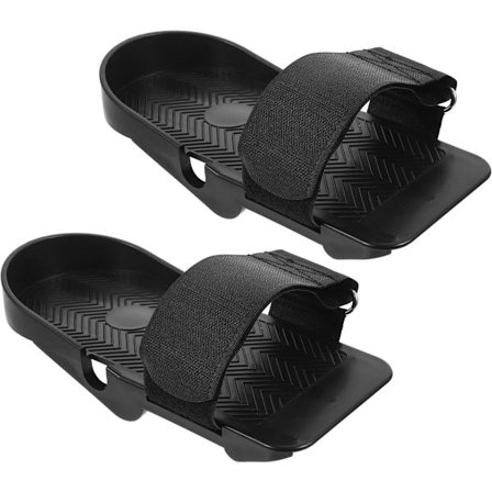 Justerbare flate pedaler for treningsutstyr - Sklisikker design - Perfekt for hjemmetrening - Myk gange - 2-pakning