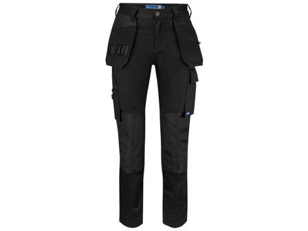 PROJOB Hantverksbyxa dam 5563 svart 44 - Lyreco - Arbetskläder - Arbetsbyxor och shorts - Hantverksbyxor