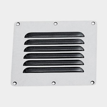 Ventilgaller rostfri 126x115mm