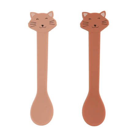 Trixie Skjeer i silikon Mrs. Cat, Rosa, 2 stk.