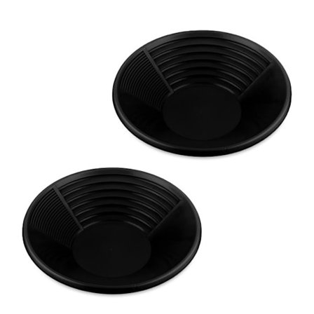 Sort guld vask pande 2-pak