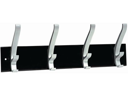 Unilux Väggkrok med fyra krokar - Lyreco - Kontorsmöbler och inredning - Entre och reception - Klädhängare