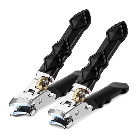 Negleklippere for tykke tånegler for eldre, negleklippere med bred kjeveåpning, inngrodde negleklippere