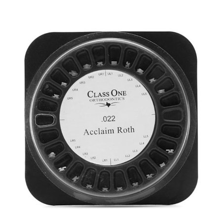 1-pack Classone Dental Ortodonti Keramiskt Fäste Roth .022 5/5