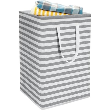 1 st Tvättkorgar 75L, hopfällbar tvättkorg med lättburna förlängda handtag