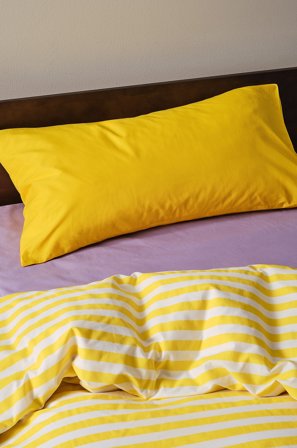 Jotex - Putetrekk 50x90 Cm Økologisk Klar gul - ZACK - Kjøp Putevar hos Jotex