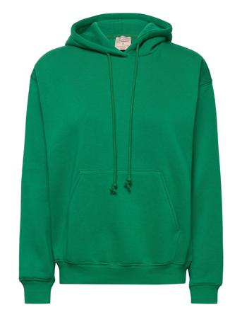 Hoodie Ls Hoodie Trøje Grøn Barbara Kristoffersen By Rosemunde