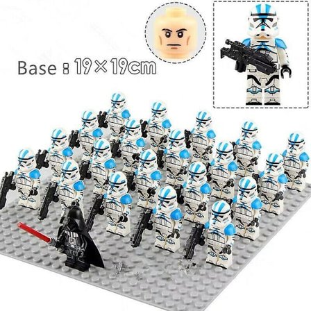 21 stk. Star Wars Darth Vader 501st Clones Minifigurer Leketøy for barn