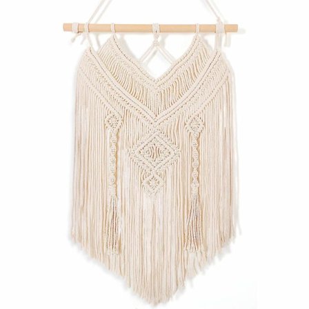 Makramee-seinävaate, Koti-sisustus Makramee-seinä, Makramee-seinä