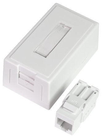 Elko EKO02810 Modulaarinen pistorasia pikakiinnitys 1 liitäntä, Tietokoneet & internet