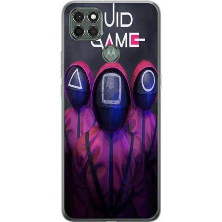 Motorola Moto G9 Power Genomskinligt Skal Squid Game