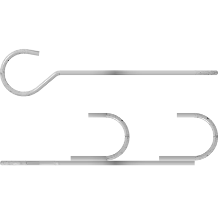 Joma 8180123 Kaapelikoukku rauta Ø8 x 330 mm, Kiinnitys