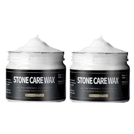 2 stk. Marmorpoleringsvoks Stenplejevoks 80g Keramisk Pasta Reparationspoleringsvoks Sæt Til Marmor