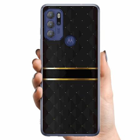Motorola Moto G60s Tpu Mobilskal Golden Stripes