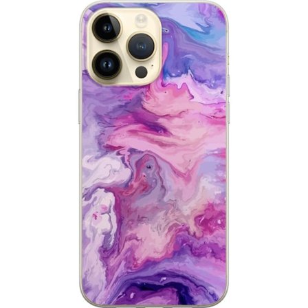 Kompatibelt Mobildeksel til Apple iPhone 15 Pro Max Marmor Lilla