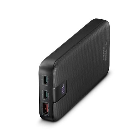 HAMA Powerbank PD 20000mAh 2xUSB-C+1xUSB-A Antracit