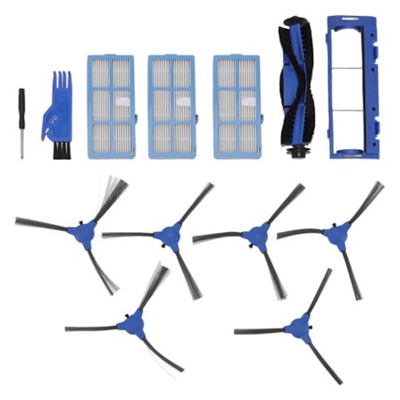 Tillbehörssats för dammsugare för Bagotte BG600 Inkluderar huvudborste, sidoborste och filterbyte