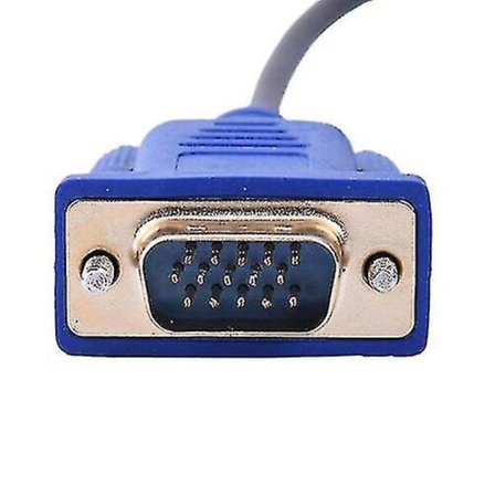 6ft 1080p Hdmi-hane till Vga-hane adapterkabel 15 stift för PC Hdtv Dvd