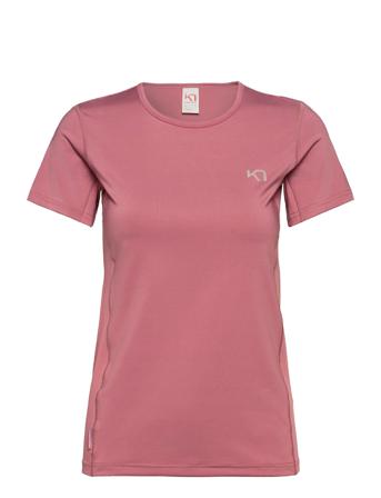 Nora Tee T-shirt Top Lyserød Kari Traa