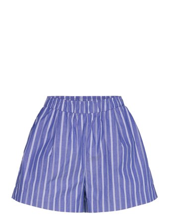 Gina Tricot Poplin Shorts - Blue - XL