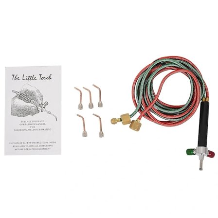 -gass Mini Gassveisesett med 5 dyser Sveise Fleksibel Slange