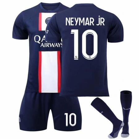 Neymar Jr. #10 2023 Paris Saint-Germain Voksen Børn Fodboldtrøje Fodbold Nye Fodboldsæt S Adult M(170-175cm)