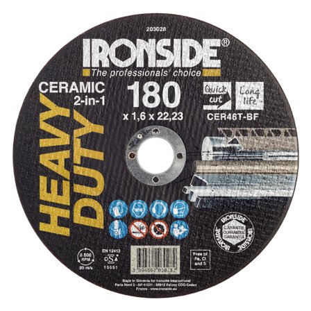 Ironside 203028 Kapskiva 22,23x180x1,6 mm, Kapa, slipa & polera