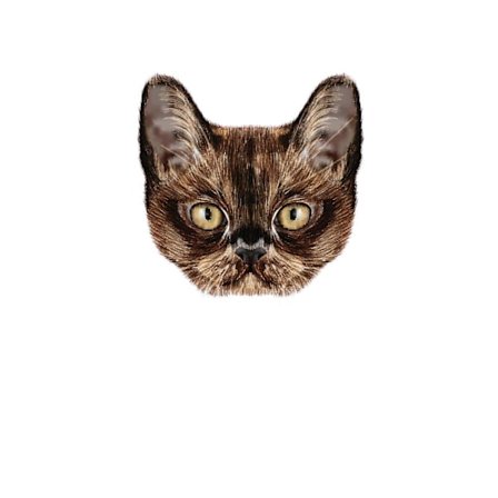 Klistermærke Vægdekorativ Dekorativ selvklæbende film sjov kat Vægdekoration til toilet stue soveværelse