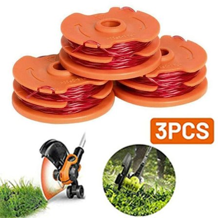 3st Spollina för McGregor MET6032 MET4530 MET3525 Worx WG119E WG105 Strimmer