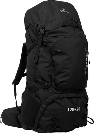 Sydvang Adventure 100+20 2.0 Unisex hiking backpacks Black OneSize