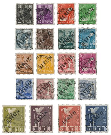 Berlin 1948 - MICHEL 1/20 - Stemplet