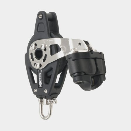 Polea simple con grillete Seldén BBB 60, fijo/giratorio, con rodamientos, con cáncamo & mordaza, para cabos Ø6 - 10 mm