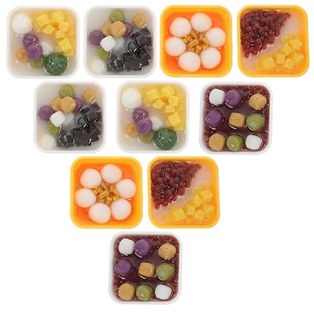 Söpöt pienet magneetit magneettinen adsorptio jääkaappitarra hartsimateriaali 10 kpl