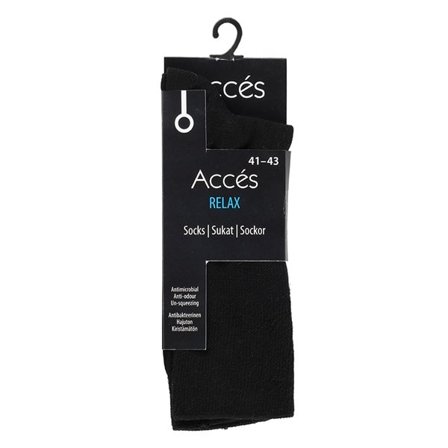 Relax 44/46 strømper i bomuldsblanding