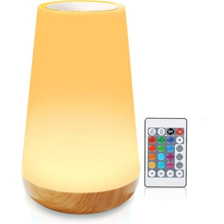 Ny smart touch-lampa, färgglad nattlampa, lampa för barnrum, sängbordslampa