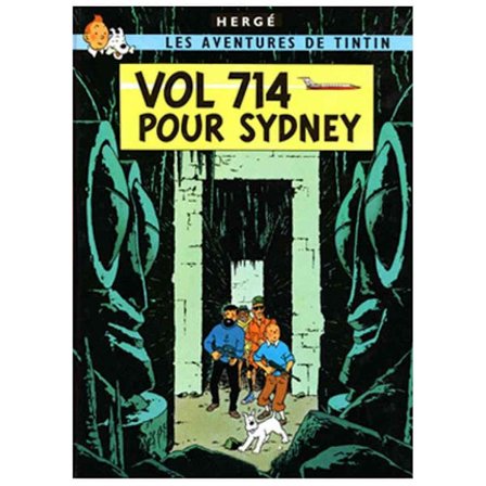 Poster - Tintin Vol 714 pour Sydney - Plan 714 till Sydney