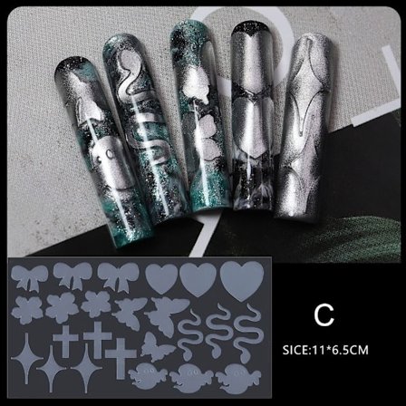 French Forma Dual Sticker Nagelform C C