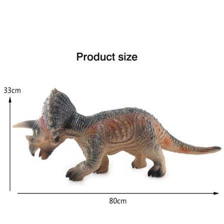 Stor Jurassic Simulering Blød Gummi Lydende Dinosaur Variant Magic Dragon Treangle Dragon