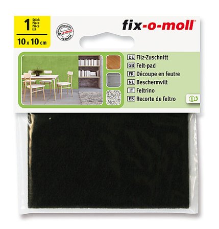 FIX-O-MOLL FILT TIL STOL&BORD 100X100MM BRUN FIX-O-MOL