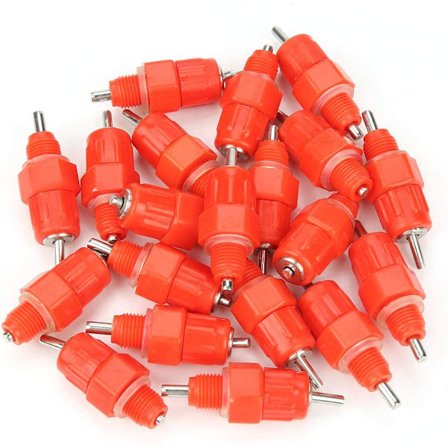 20 stk. Automatisk Nippel Vandtrug Hønse Fjerkræ Kylling And Hønse Vand