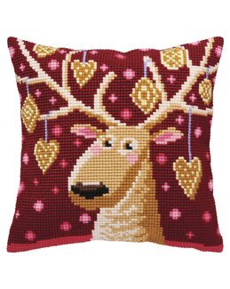 Broderipakke Pute Julepyntet - Collection D'Art