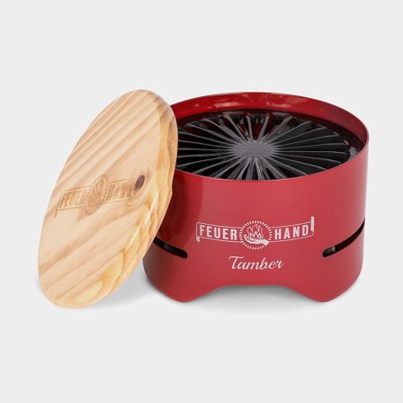 Barbecue de table / barbecue à charbon Feuerhand Tamber Table Top, Ruby Red