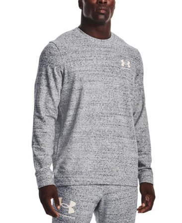 Under Armour Rival Terry LC Crew Onyx White