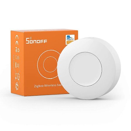 SONOFF SNZB-01P Zigbee Trådløs Bryterknapp Smart Scene-bryter Toveis Smart Hjemmekontroll For EWeLink APP Alexa Smartthings