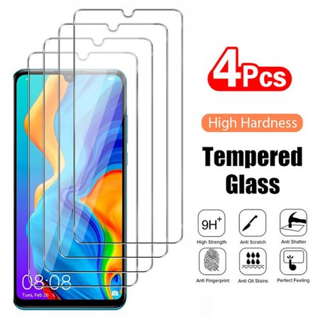 4 st Härdat Glas kompatibelt Huawei P30 P20 Lite P10 Plus Skyddsglas kompatibelt Huawei P30 Lite P40 P50 P40 Lite E 5G Skärmskydd