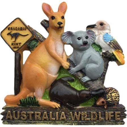 3D Australian villieläin jääkaappimagneetti - Koti- ja keittiökoriste - Jääkaappimagneetti Kiinasta