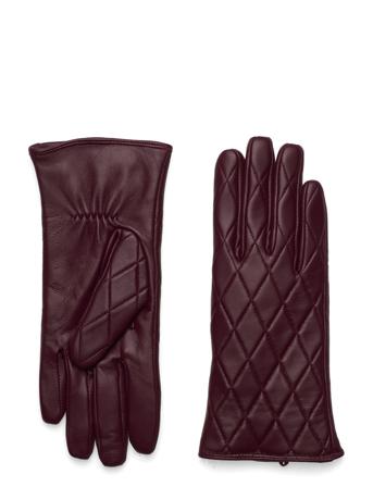 Neambg Glove Accessories Gloves Gloves Burgundy Markberg