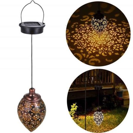 LED Solcellelygte til Have - SDLOGAL - IP44 Vandafvisende Metallampe